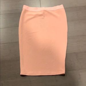NEW LIGHT PINK PENCIL SKIRT